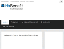 Tablet Screenshot of hxbenefit.com